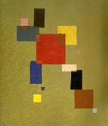 Wassily Kandinsky on points oil on canvas